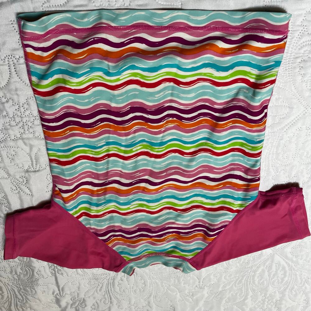 Hanna Andersson Raglan Rash Guard Size 6/7 - Picture 3 of 4